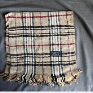 Burberry Classic Beige Plaid Scarf